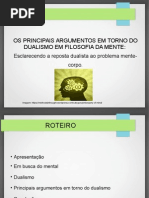 Apresentação filosofia da mente