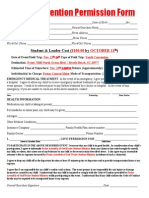 Convention Permission Form