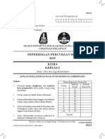 Kimia Percubaan SPM 2015 k2