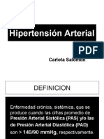 Hipertensión Arterial 2012
