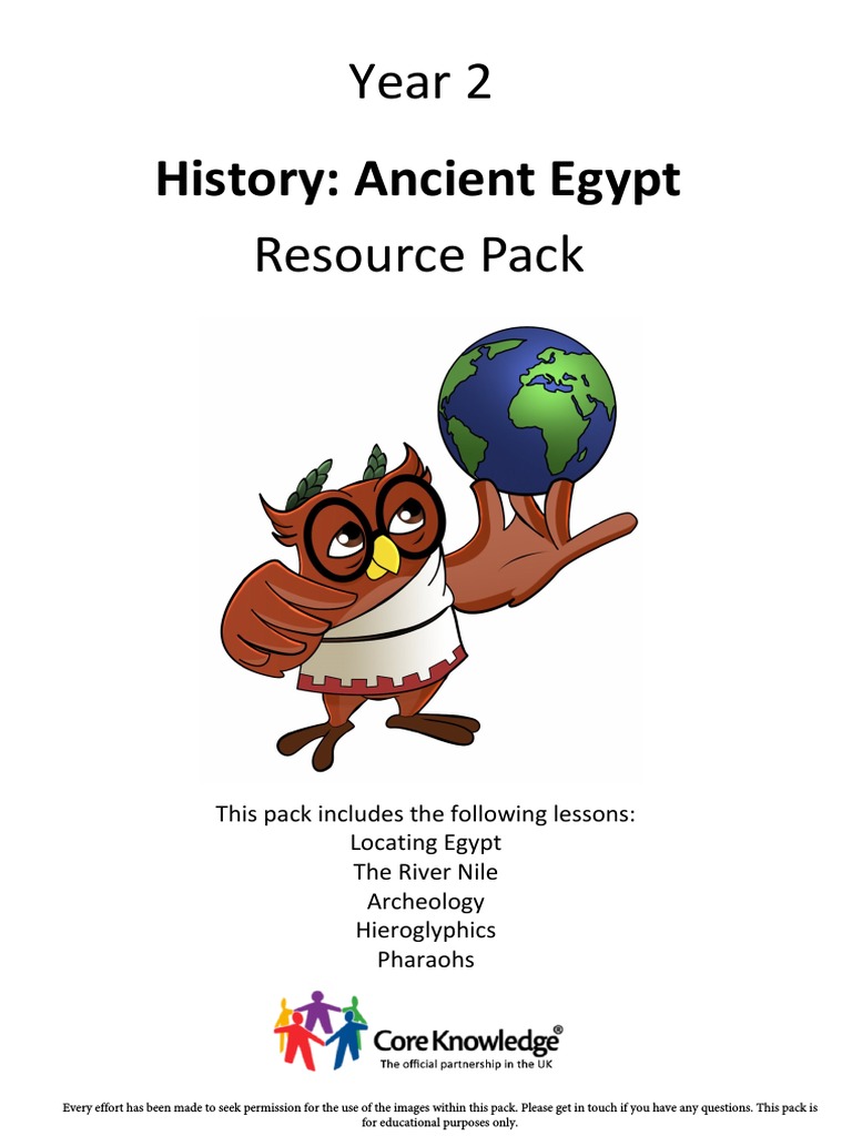 History Resource Pack - Year 2 - Ancient Egypt | PDF | Egyptian ...