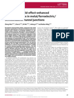 Ferroelectric-Field-Effect-Enhanced Electroresistance in Metal/ferroelectric/ Semiconductor Tunnel Junctions