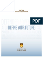 University of Manitoba 2016 Counsellor Planning Guide