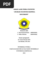 Aplikasi Statistik Maxwel - Boltzman