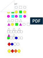 Patterns and Sequences