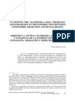 Un-Nesting The Matrioska Doll: Problems and Paradoxes at The Intersection Between Citizenship, Migration and Human Rights