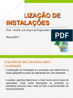 Definir onde localizar unidade