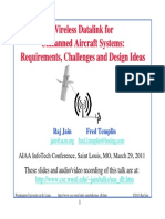 Wireless Datalink For Unmanned Aircraft Systems: Requirements, Challenges and Design Ideas