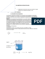 Volumetría de Precipitación