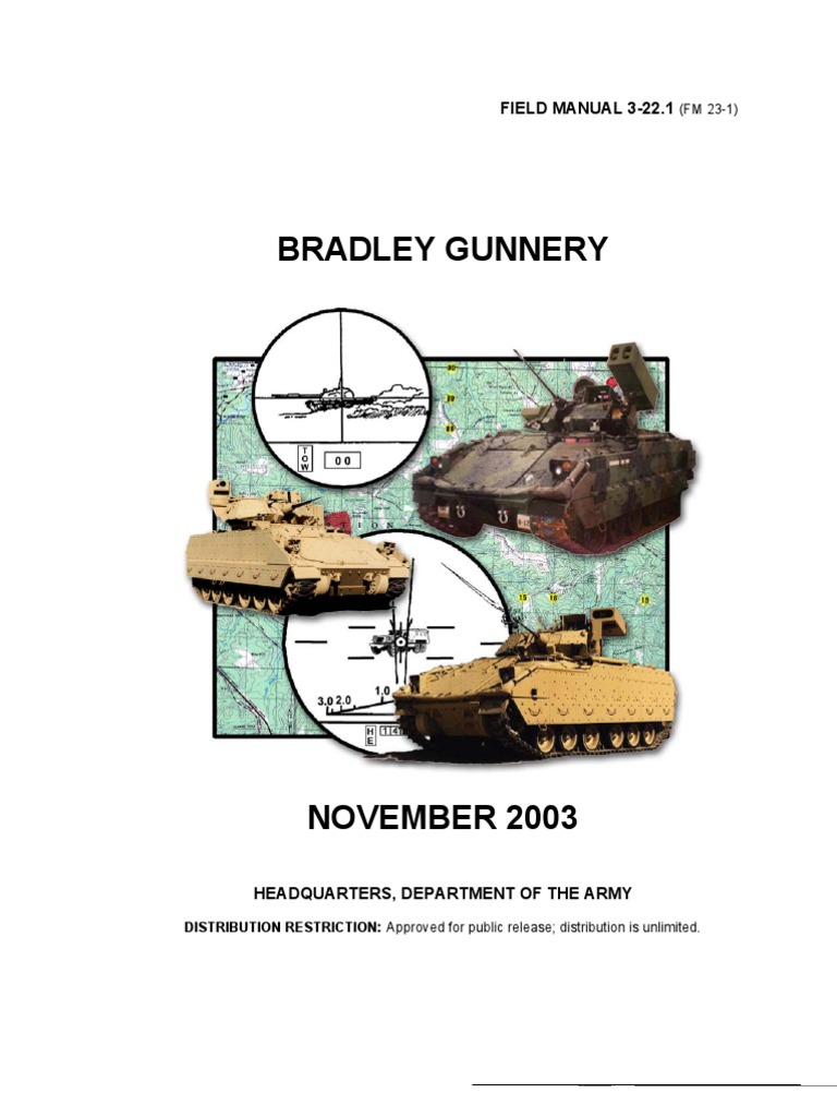 Bradley Gunnery Field Manual FM 3-22.1 | PDF | Technology & Engineering ...