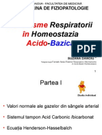 Mecanisme Respiratorii in Echilibrul Acido-bazic