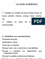 Escribir Texto Académico