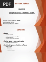 Seminário- Geração de Magmas e Tectônica Global