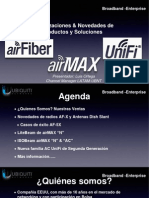 Webinar: Nuevos Productos AirMAX y UniFI de Ubiquiti