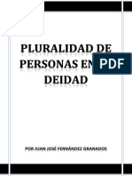 Pluralidad de Personas en La Deidad