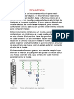 Medida de fuerzas con dinamómetro