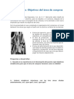 Caso Práctico. Objetivos Del Área de Compras.