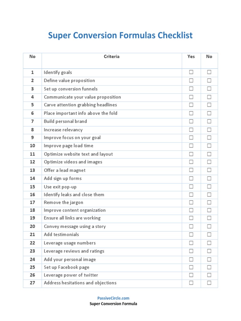 Fast Action Checklist | PDF | Career & Growth | Finance & Money Management