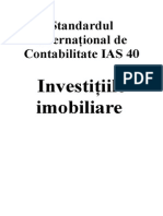 IAS Standardul International de Contabilitate IAS 40