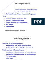 Thermodynamics I: Temperature, Heat and Gas Laws