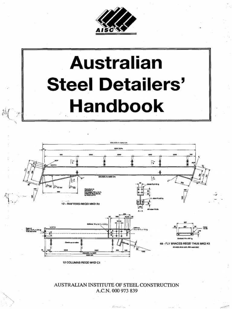 Australian Steel Detailers Handbook Structural Steel Architect