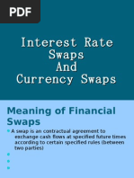 Interest Rate and Currency Swaps