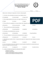 Examen de Regularización Biologia