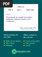 Nódulo pulmonar solitario 