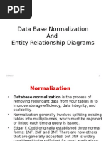 Data Base Normalization and ERD