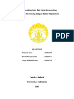 Exponential Smoothing With Trend - KELOMPOK 10 PDF