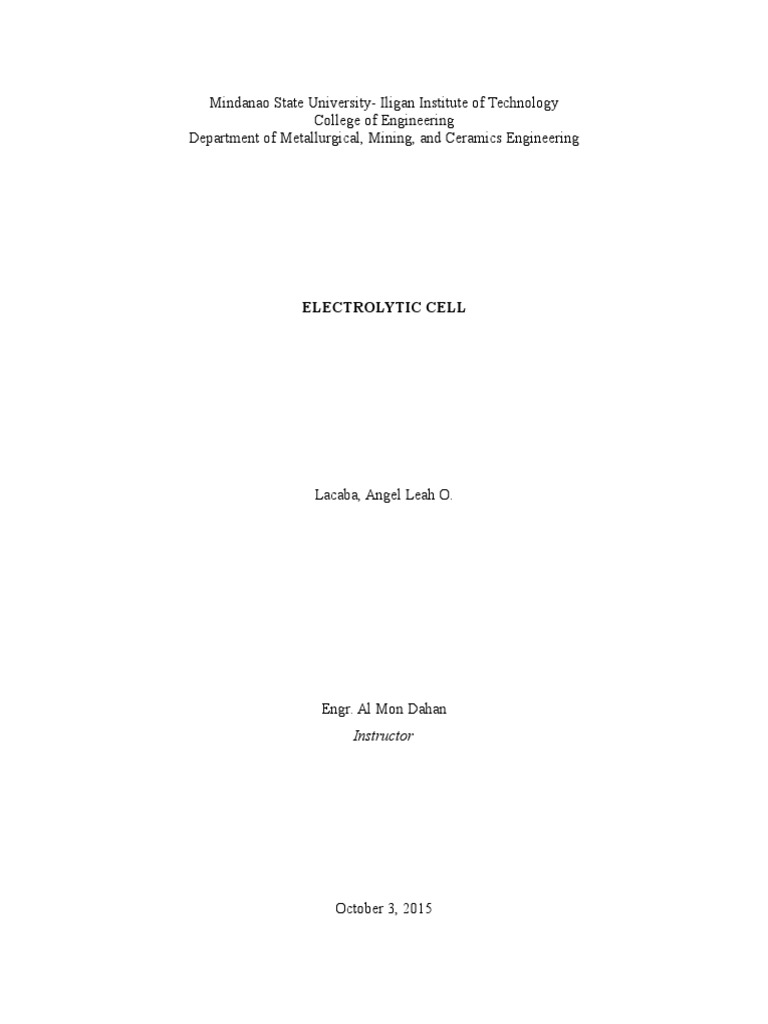 Electrolytic Cells Energy Conversion Simplified For Beginners - d7xq77s