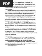 Karangan Tentang Cara-cara Menjadi Pelajar Cemerlang