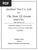 Atiabari Tea Company Case