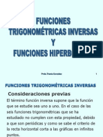 Tema2. Funciones Inversas Trigonométricas e Hiperbólica