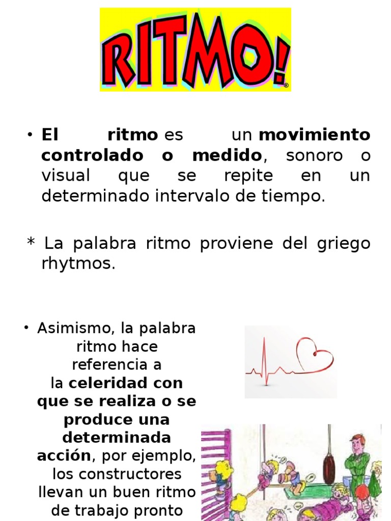 Definición y significado del ritmo | PDF, image size:768x1024