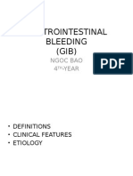 Gastrointestinal Bleeding (GIB) : Ngoc Bao 4 - Year