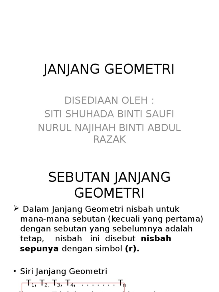 jANJANG GEOMETRI | PDF