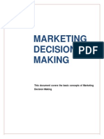 Marketing Decision Making