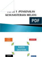 Topik 1-Pengenalan Sastera