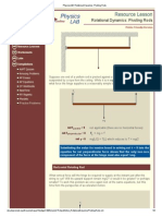 PhysicsLAB - Rotational Dynamics - Pivoting Rods