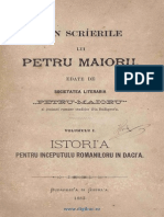 Petru Maior Istoria