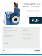 Polaroid PIC 300 Instant Camera: Features and Specifications