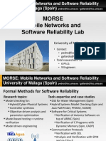 Morse Mobile Networks and Software Reliability Lab: University of Málaga (Spain)