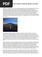 Medo De Dirigir Como Perder O Medo De Dirigir Com Estas Dicas Simples