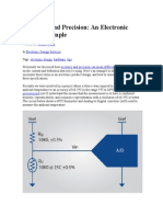 Accuracy and Precision An Electronic