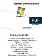 Download Windows 7 Ppt by Puspala Manojkumar SN28382253 doc pdf