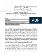 Can Non-Alcoholic Fatty Liver Disease (NAFLD) As A Marker For Microalbuminuria in Prediabetes Group?