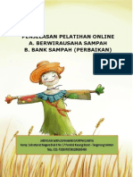 Penjelasan Pelatihan Online Berwirausaha Sampah