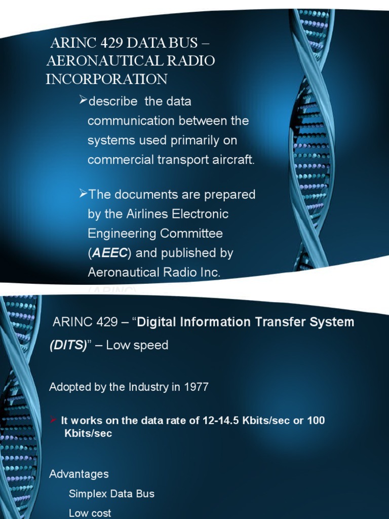 ARINC 429 Data Bus Overview | PDF | Computer Networking | Networks