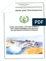 Etude Environnementale des  Barrages